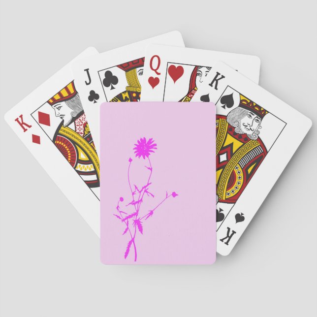 Pink Lush Playing Cards Spielkarten (Rückseite)