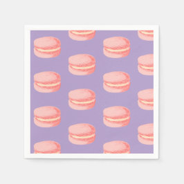 Pink Macaroons Serviette