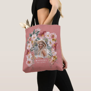 Pink mädchenhafte Foto Graduierungsparty elegant Tasche