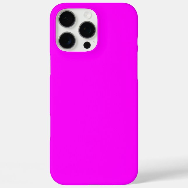 Pink Magenta iPhone 16 Pro Max Hülle (Rückseite)