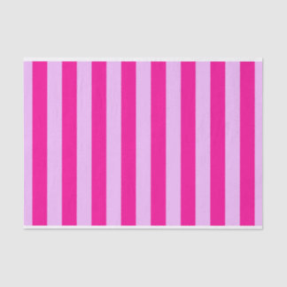 Pink & Magenta Streifen Muster Seidenpapier