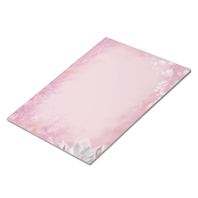 Pink Magnolia Notizblock (angewinkelt)