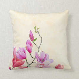 Pink Magnolia Scatter Cushion Kissen