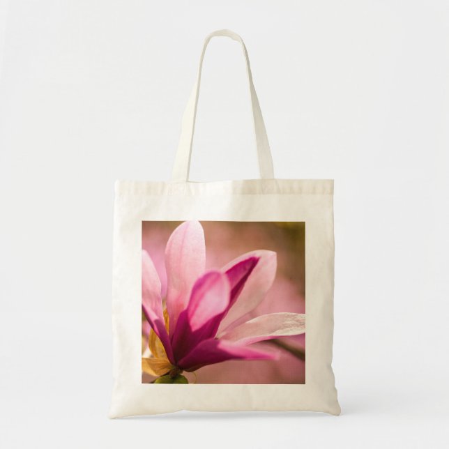 Pink Magnolia Tragetasche (Vorne)