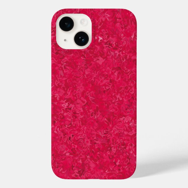 Pink mährenhaftes Muster Case-Mate iPhone 14 Hülle (Rückseite)