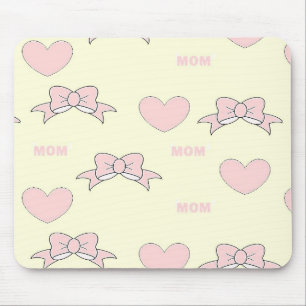 Pink-Mama-Muster Mousepad