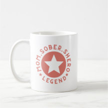 PINK Mama Shero Legend Mutter Geschenk Sobriety
