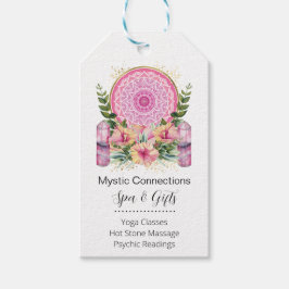 Pink Mandala Crystals Blume Energie Yoga Reiki Wel Geschenkanhänger