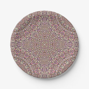 Pink Mandala Luxury Pappteller