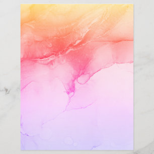 Pink Marble Scrapbook Paper