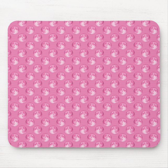 Pink Marbles Muster Mousepad (Vorne)