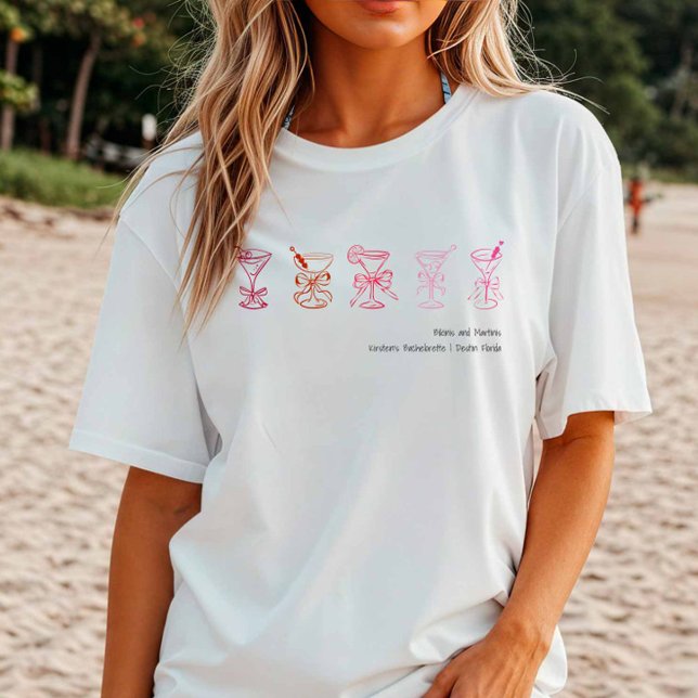 Pink Martini Bachelorette Beach Cover Up oder Slee T-Shirt (Von Creator hochgeladen)