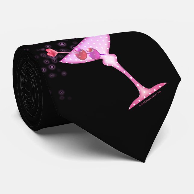PINK MARTINI KRAWATTE (Gerollt)