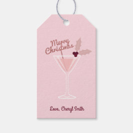 Pink Martini Weihnachten Geschenkanhänger