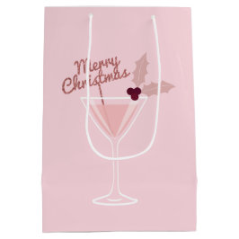 Pink Martini Weihnachten Mittlere Geschenktüte