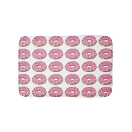 Pink Mattiert Donut Doughnut Sprinkles Frühstück Badematte
