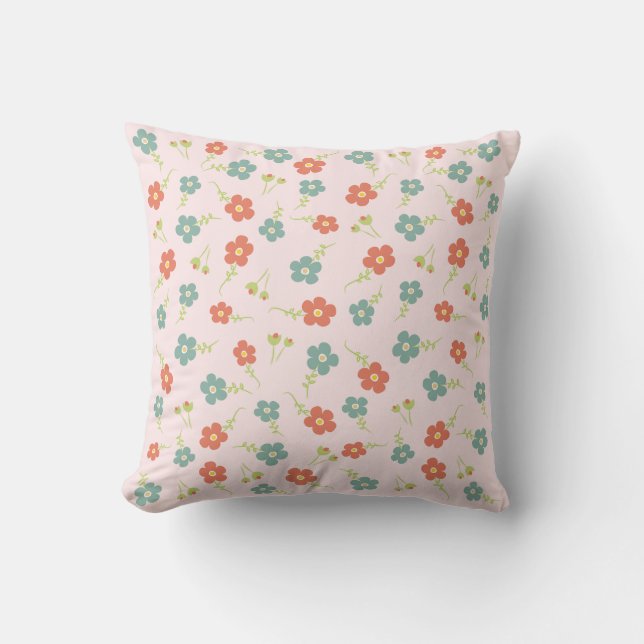 Pink Meadow Cushion Kissen (Vorderseite)