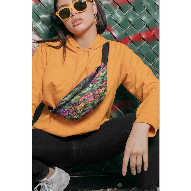 Pink Meadow Floral Bauchtasche (Von Creator hochgeladen)