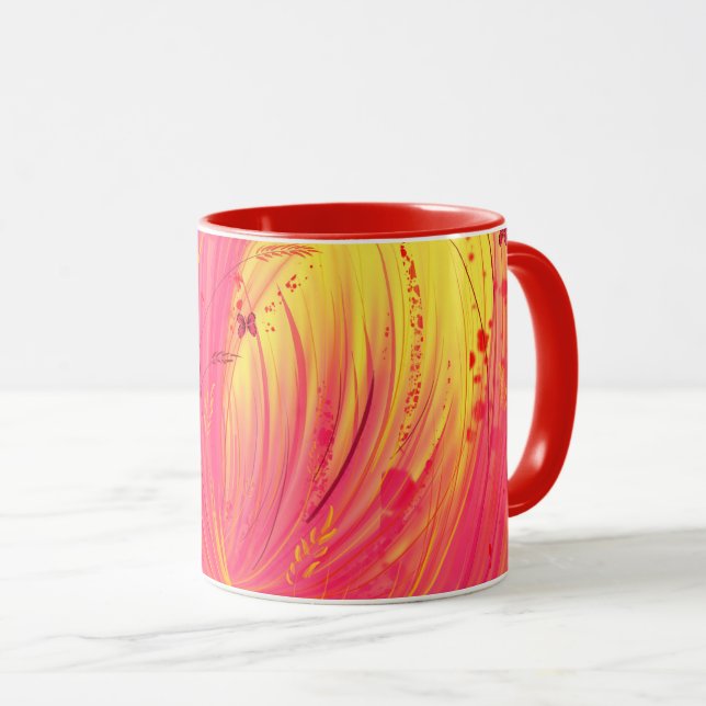 Pink Meadow Tasse (VorderseiteRechts)