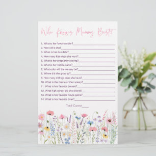 Pink Meadow Wildblumen, die Mommy Best Game kennen