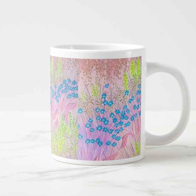 Pink Meadows Jumbo-Tasse (Rechts)