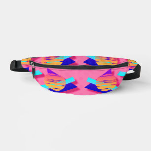Pink Memphis Neon Fun Epic Triangle Bauchtasche
