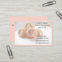 Pink Merengue Bäckerei Bäckerei Konditorei Koch Visitenkarte