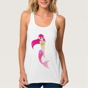 Pink Mermaid Tank Top
