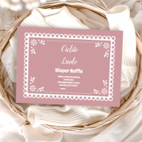 Pink Mexican Cielito Lindo Diapper Raffle