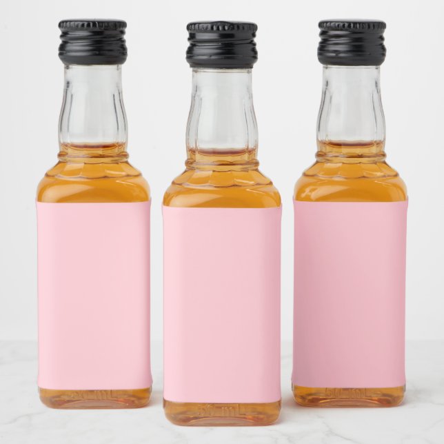 Pink Mini Liquor Alkoholflaschenetikett (Flaschen)