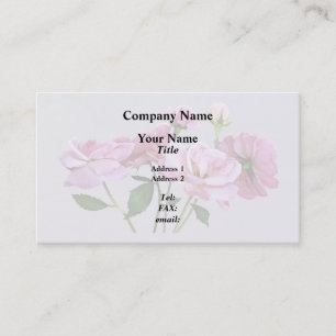Pink Miniatur-Rose Visitenkarte