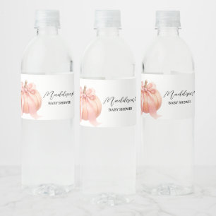 Pink Minimalistisch Pumpkin Baby Dusche