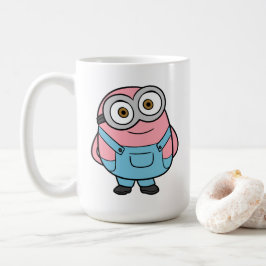 Pink Minion Cartoon Fanart Kaffeetasse