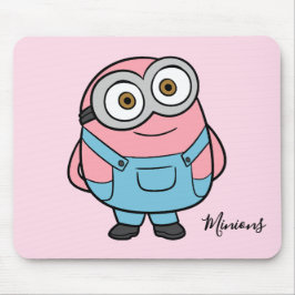 Pink Minion Cartoons Fanart Mousepad