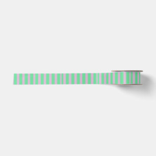 Pink Mint Green Strickband Weihnachtsband Satinband