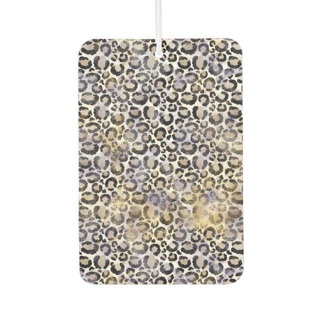 Pink Minze Leopard Print Autolufterfrischer (Vorderseite)
