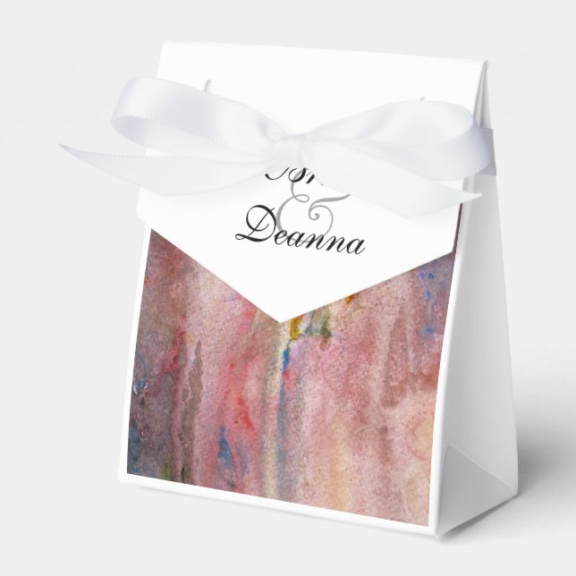 Pink-Mist-Gefallen Geschenkschachtel (Vorderseite)