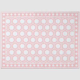 Pink Modern Bone Inlay Decoupage Paper Seidenpapier