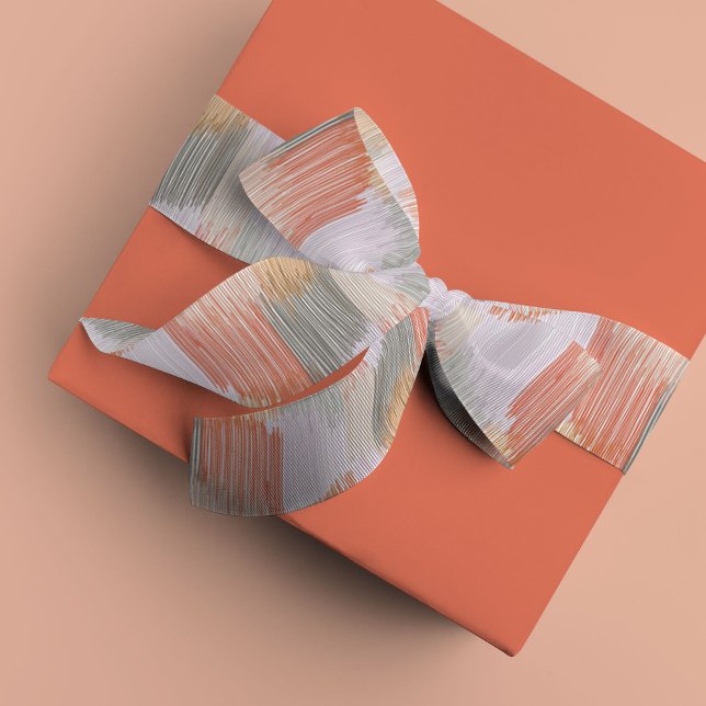 Pink Modern Fringe Satin Ribbon Satinband (Pink Modern Fringe ribbon)