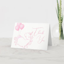 Pink Modern Minimalistisch Balloon Unicorn Babydus