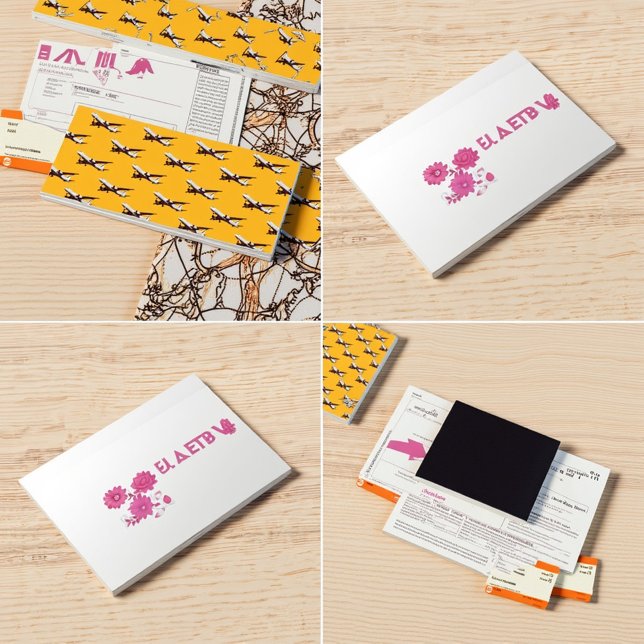 Pink Monogram Business Cards | Girly & Elegant Visitenkarte (Chic pink monogram cards for elegant branding #PinkMonogram)