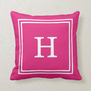 Pink-Monogramm Kissen