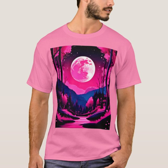Pink Moon Fantasy T-Shirt (Vorderseite)
