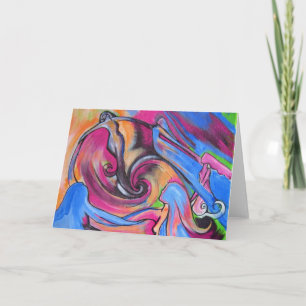 Pink Moon Lovelies card Karte