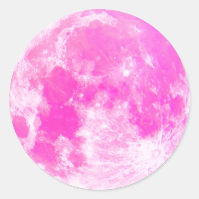 Pink Moon Stickers (Vorderseite)