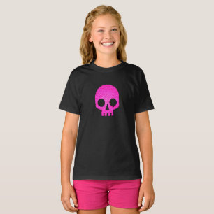 Pink Mosaik Skull T-Shirt