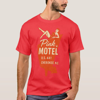 Pink Motel Fairy - Cherokee, NC Retro 50er & 60er T-Shirt