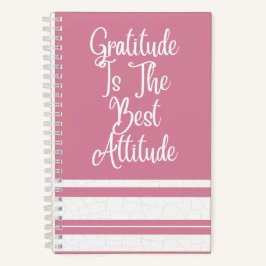 Pink Motivational Spiral Notebook Notizbuch