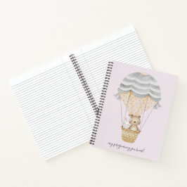 Pink My Pregnancy Woodland Animals Journal Notizbuch