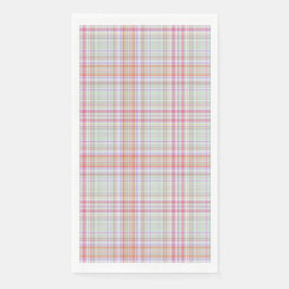 Pink 'n Green Geometric Kariert Serviette
